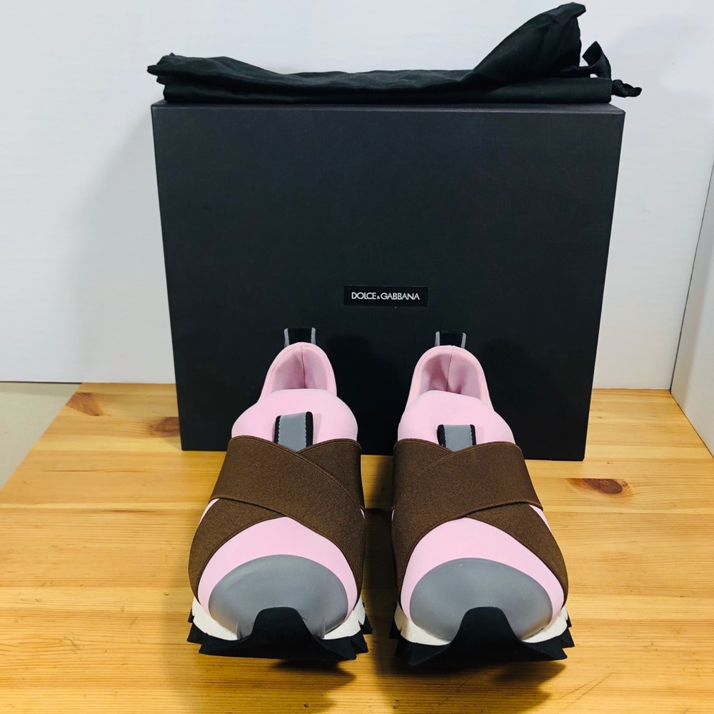 Dolce & Gabbana Womens Slip on Sneaker 8.5